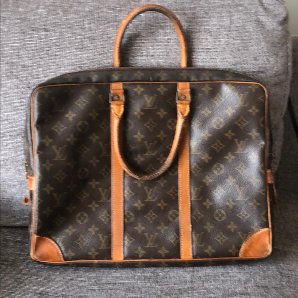 Vintage Louis Vuitton Computer Tote
